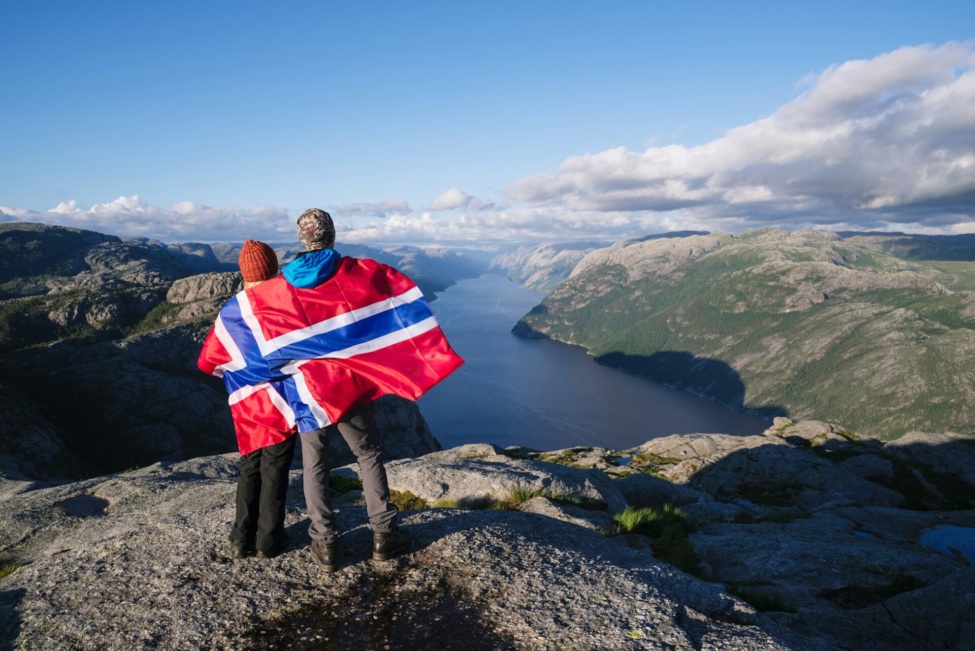 Panorama of Lysefjord, Norway